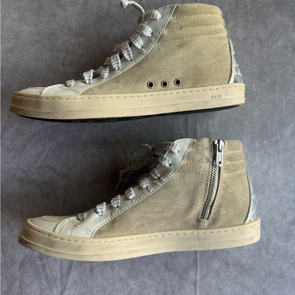 P448 Silver and White Sneakers - Picture 3 of 11